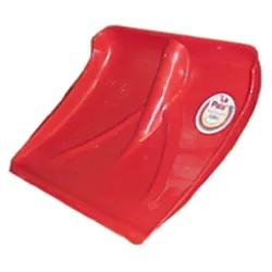 PALA PER NEVE PLASTICA ROSSA CM.38X45-107 SENZA MANICO
