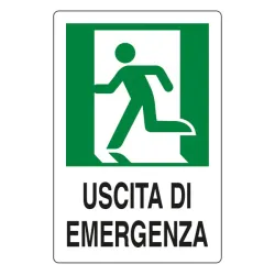 SEGNALE PVC USCITA EMERGEN.DX 30X20 [S20600]