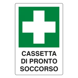 SEGNALE ALLUMINIO CASSETTA PRONTO SOCCORSO 30X20 [S34520]