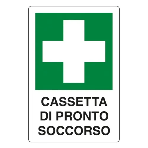 SEGNALE ALLUMINIO CASSETTA PRONTO SOCCORSO...