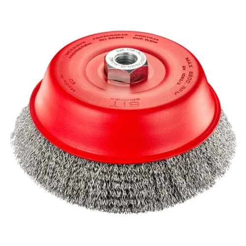SPAZZOLA METALLICA A TAZZA SIT 158 T150 FORO...