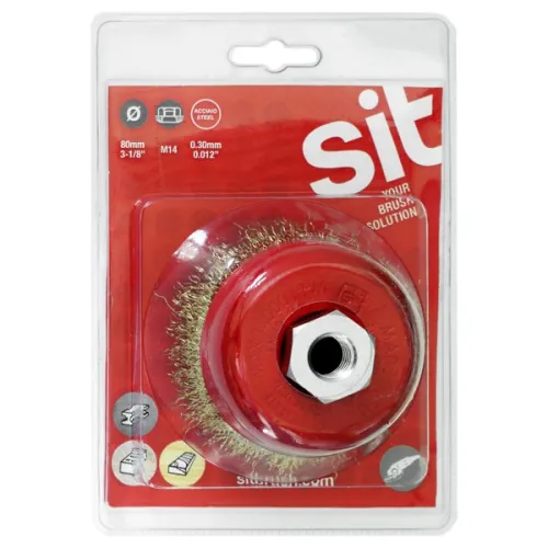 SPAZZOLA METALLICA A TAZZA SIT 725 BT 80 FORO...