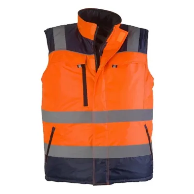 GILET HV ARANCIO REVERS. XL