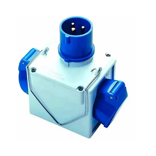 ADATTATORE INDUSTRIALE DOPPIO CEE 73110 IP44...