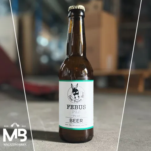 FEBUS BEER PILS - 5% VOL (VETRO 0,33 L) (12/18)