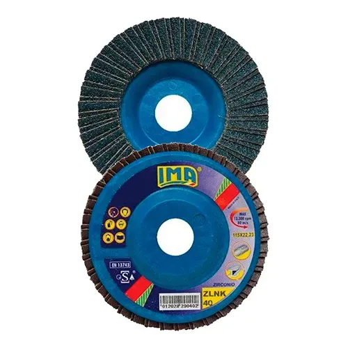 DISCO A LAMELLE SUPPORTO PVC Ø 115 GRANA 100...