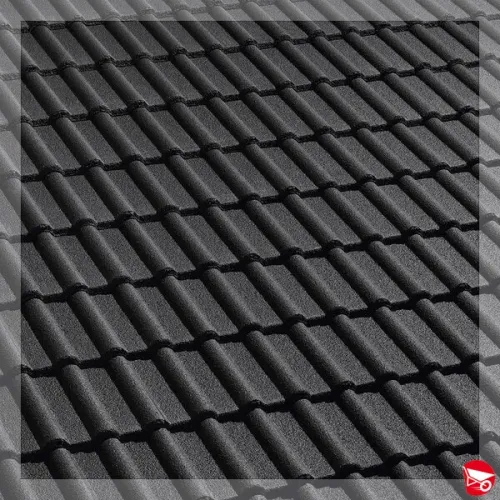 DOPPIA ROMANA GRANULATA PLUS NERO (40 PZ/PACCO...