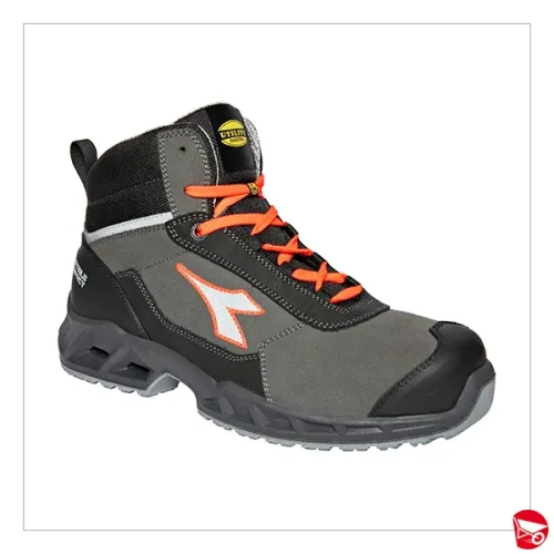 SCARPA DIADORA MID SHARK LEATHER S3 NERO 45...