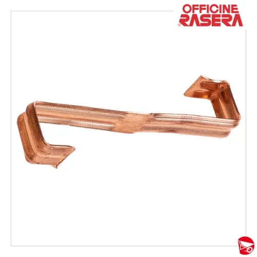GANCIO FERMACOPPO 90X20 RAME 12X1 MM (800 PCE/CF)