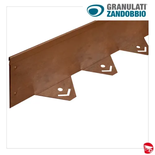BORDURA CORTEN A "L" H5 L 200 CM (10 PZ/BOX)