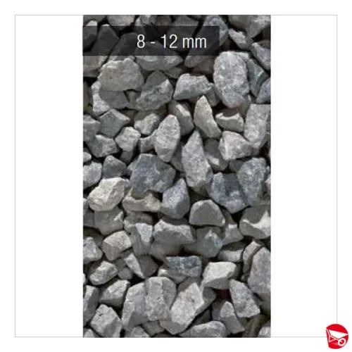 SASSO GRANULATO GRIGIO CENERE 8-12 MM SACCO DA...