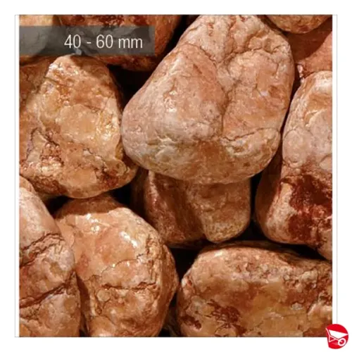 SASSO CIOTTOLO ROSSO VERONA 40-60 MM. SACCO DA...