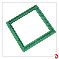 TELAIO VERDE PER COPERCHIO/GRIGLIA (550X550)