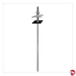 BARRETTA C/DADO ESAGONALE RONDELLA E GUAR (M6X250) (100 PZ)