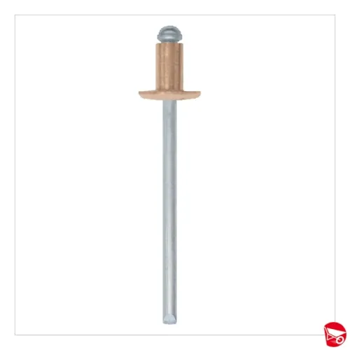 EBL- RIVEX RIVETTO IN RAME 100PZ/BL (3,4X9) (10...