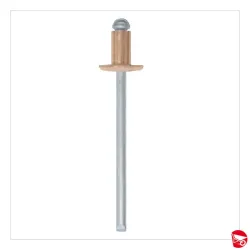 EBL- RIVEX RIVETTO IN RAME 100PZ/BL (3,0X9) (10 PZ)