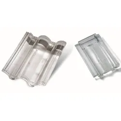 TEGOLA TRASPARENTE PLEXIGLASS COPPO DI FRANCIA (12 PZ/CF) 2