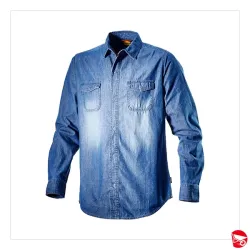 CAMICIA DIADORA DENIM BLUE WASHING XXL [CDBXXL]
