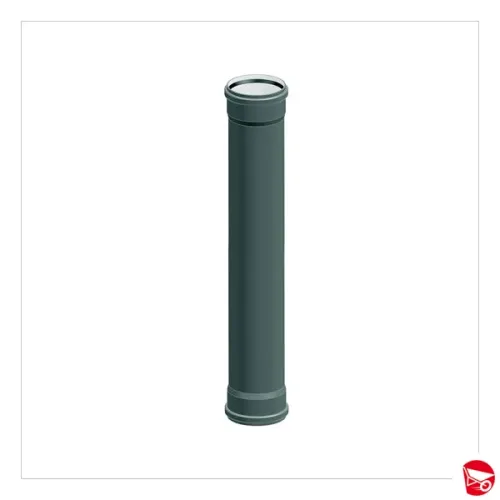 TUBO DOPPIO BICC. ML. 2 Ø110 SCARICO IN PP AMAX