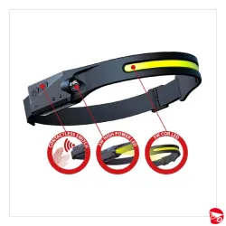 TORCIA FRONTALE VELAMP RICARICABILE  IH524 [TVIH524]
