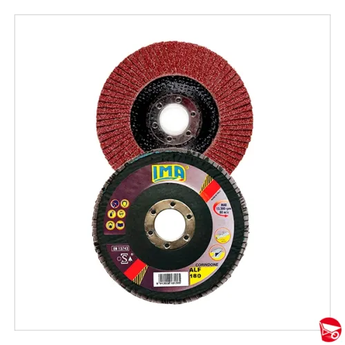 DISCO LAMELLE SUPPORTO IN FIBRA Ø 178 GRANA 80...
