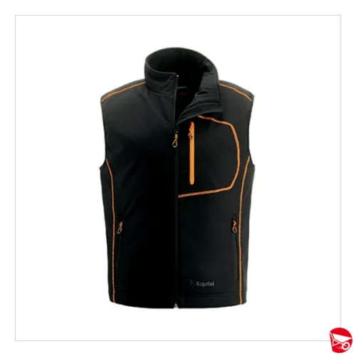GILET IMBOTTITO DYNAMIC NERO/ARANCIO TG. M