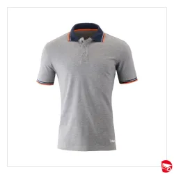 POLO GRIGIO/ARANCIONE L