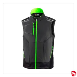 GILET SPARCO ILLINOIS TECH GRIGIO-VERDE L [GSTGVL]