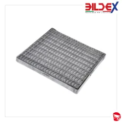 GRIGLIA ZINCATA 450X450 ANTITACCO M33X11 [E305]