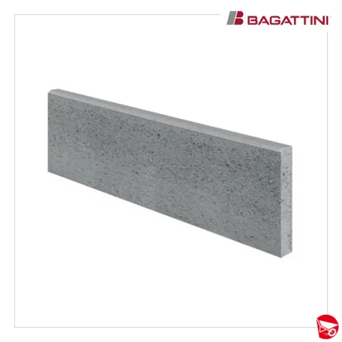 CORDOLO STONDATO CM 5x25x100 QUARZO GRIGIO