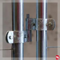 MORSETTO USO CERNIERE PER TUBO Ø 40 (3 femmine 1 maschio) 2