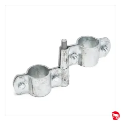 MORSETTO USO CERNIERE PER TUBO Ø 40 (3 femmine 1 maschio)