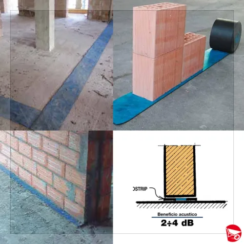 FONOSTRIP 4 MM ROTOLO 0,14 X 10 MT
