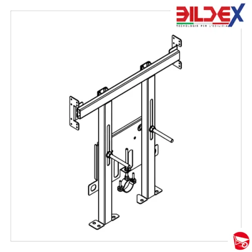 SUPPORTO BIDET SOSPESO SENZA RACC. [BXSU243N]