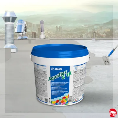 AQUAFLEX S 1K COLORE GRIGIO FUSTINO 15 KG