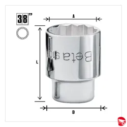BUSSOLA BETA 910B/17 POLIGONALE [B910B17]