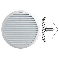 GRIGLIA AREAZIONE UNIV PLASTICA D.40-80 [BTP106]